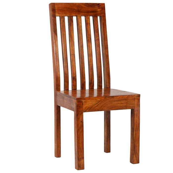 Ensemble de salle à manger - vidaXL - 7 pcs - Bois d'acacia et manguier - 6 places - Rectangulaire