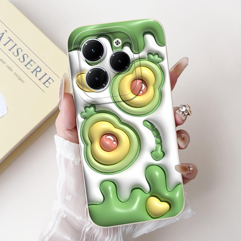 Чехол для Infinix Hot 40 Pro Hot 40 40i 40Pro Hot40 Hot40i Милый Мультяшный Панда Кролик Мягкий Силиконовый Ударопрочный Чехол для Телефона