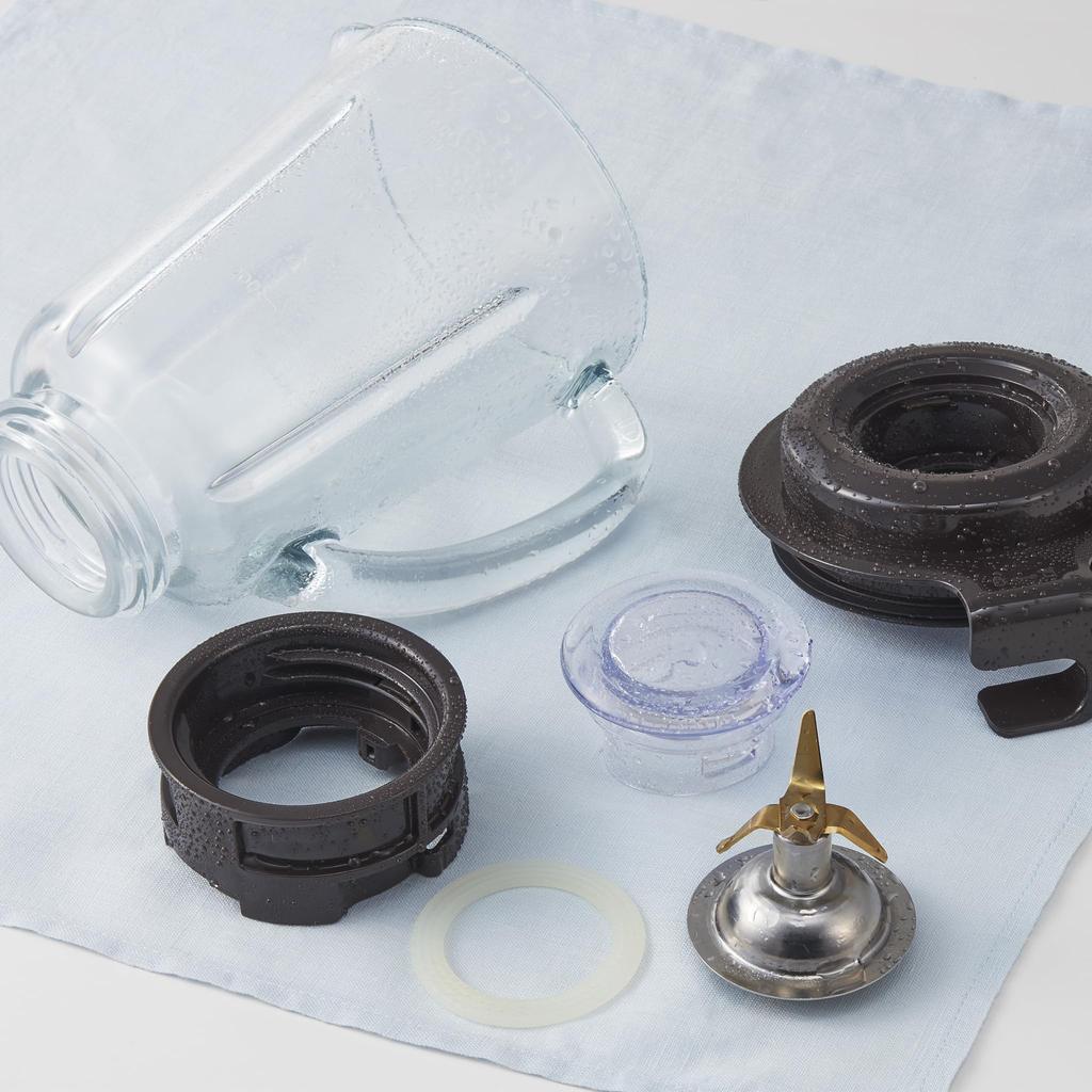 Стеклянный блендер, миксер, соковыжималка, скорость вращения до 600 мл, импульсный режим, совместимость со льдом и замороженными фруктами, возможность жить одному или с