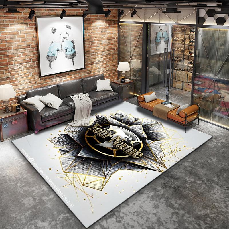 Club America Eagle Custom Name Carpet Rug For Living Room Bedroom Home Sofa Decoration Kids Play Nonslip Floor Mat