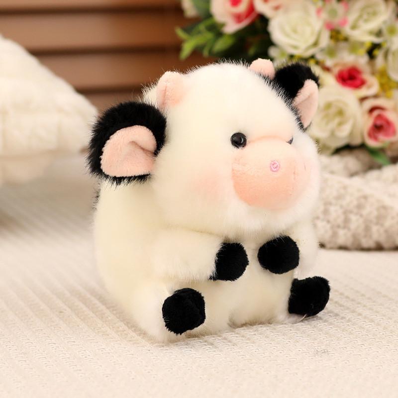 Cute And Fluffy Plush Animal Character Keychain Ideal For Bag Charm And Gift