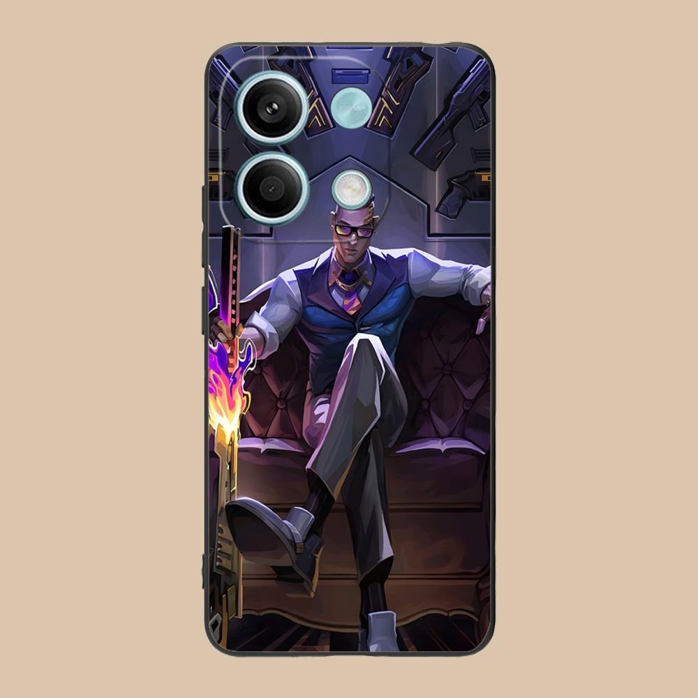 Valorant Chamber Mobile Phone Case for Xiaomi 15 14 13 12 Mi 11 T Ultra Lite Pro S X 5G Colour Protective Pretty Luxury Cover