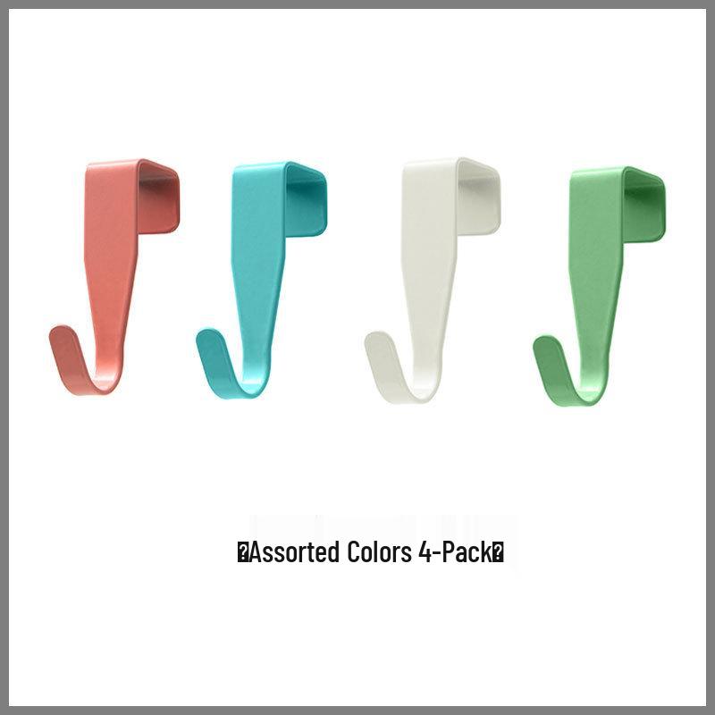 Бесшумный кованый крючок-вешалка и полка на дверь без сверления