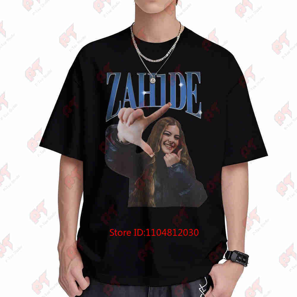 Zahide Logo Thumbs Up Short Sleeve Tee 100% Cotton T-Shirt