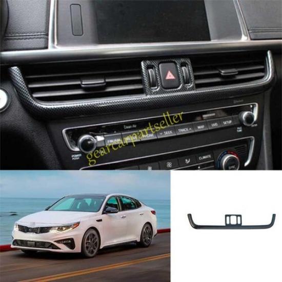 Для Kia K5 Optima 16-2020 Накладка на воздуховод центральной консоли из углеродного волокна 1 шт.