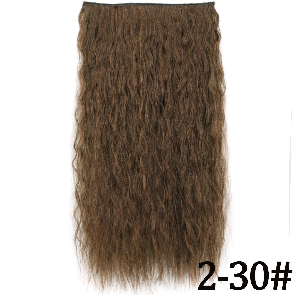 MERISIHAIR Длинные волнистые синтетические волокна 22 дюйма 5 зажимов для наращивания волос Волнистые прямые волосы Черный Коричневый Блондинка Повседневная одежда