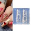 2 шт./1 шт. Многоразовые силиконовые формы для нейл-шармов для 3D-нейл-арта и креативного украшения ногтей