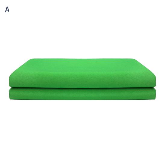 Green Screen Backdrop Soft Opaque Double Thickness Non-fading Washable Short Video Props Vertical Photo Background Screen Cloth Sci-Fi Effects