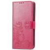 Leather Wallet Flip Case for Huawei Nova 15 14 13 12 12S 11 9 Ultra Pro SE Y72 Y63 Y73 9 Embossed Clover Floral Design