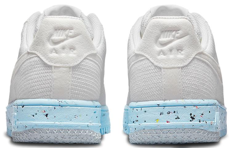 Nike Air Force 1 Low Crater Flyknit Белый Ледяно-голубой Женские DC7273-100
