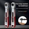 Multifunctional Bidirectional Ratchet Wrench with Non-Slip Handle Double-Headed Design Forward