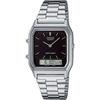 Casio AQ-230A-1DMQ Аналогово-цифровые кварцевые часы - Черные