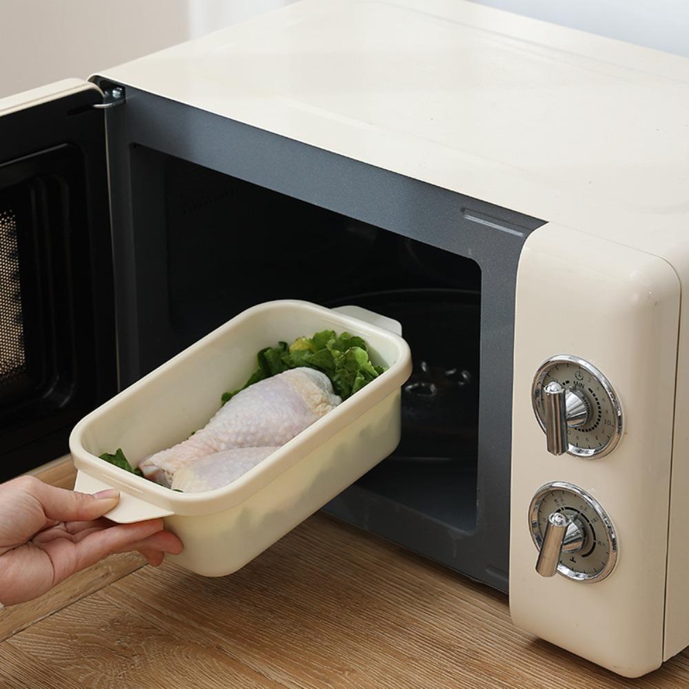 Контейнеры для хранения свежих продуктов, пригодные для микроволновой печи, Прозрачный контейнер для хранения продуктов, Герметичный пластиковый контейнер для еды, Для дома