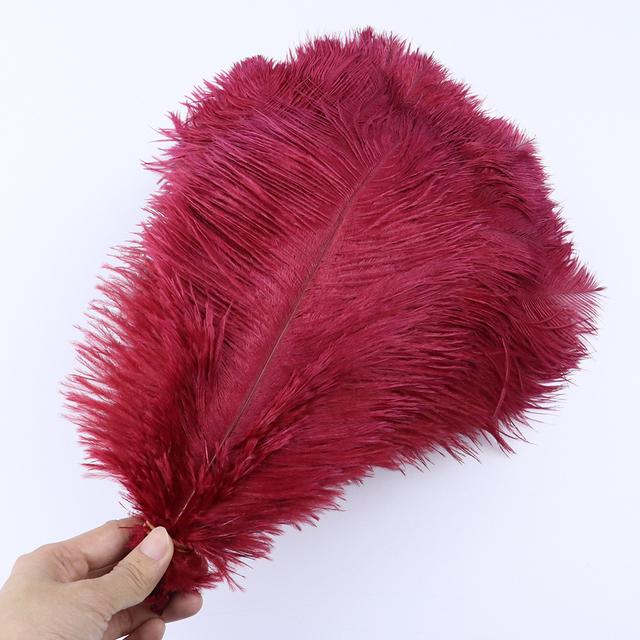 10 шт./лот, натуральные белые страусиные перья, свадебное украшение для дома, 15-20 см/25-30 см/30-35 см, страусиные перья, центральное украшение для стола, поделки