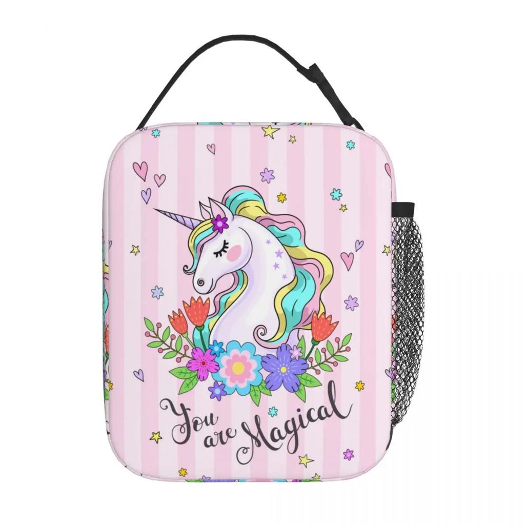 Милый подарок для дочери, волшебная радуга, единорог, девочка, термоизолированная сумка для ланча, детский школьный бенто-бокс, термоконтейнер для ланча