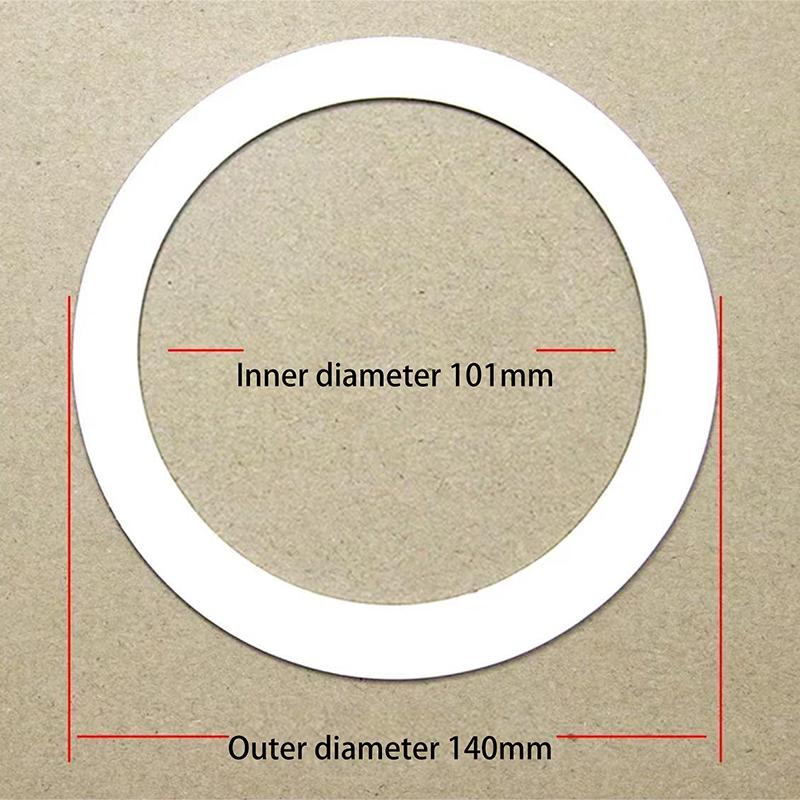 Led Spotlight Downlight O Rings White Lampshade Ring Adapter Concealed Spacers Shims Washers Light Stand Extension Gaskets