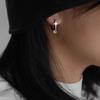 Exclusive Star-shaped Stud Earrings Featuring A Four-pointed Star. Perfectly Versatile for Any Occasion. Fashionable Ear Jewelry. Ivey