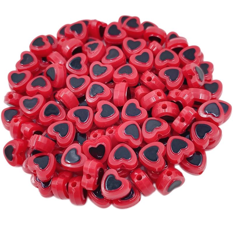 Звезда для изготовления сережек-браслетов с цветными блоками, креативные подвески, акриловые ювелирные изделия «сделай сам», аксессуары, сердце, пентаграмма, бусины, 30 шт., бусины