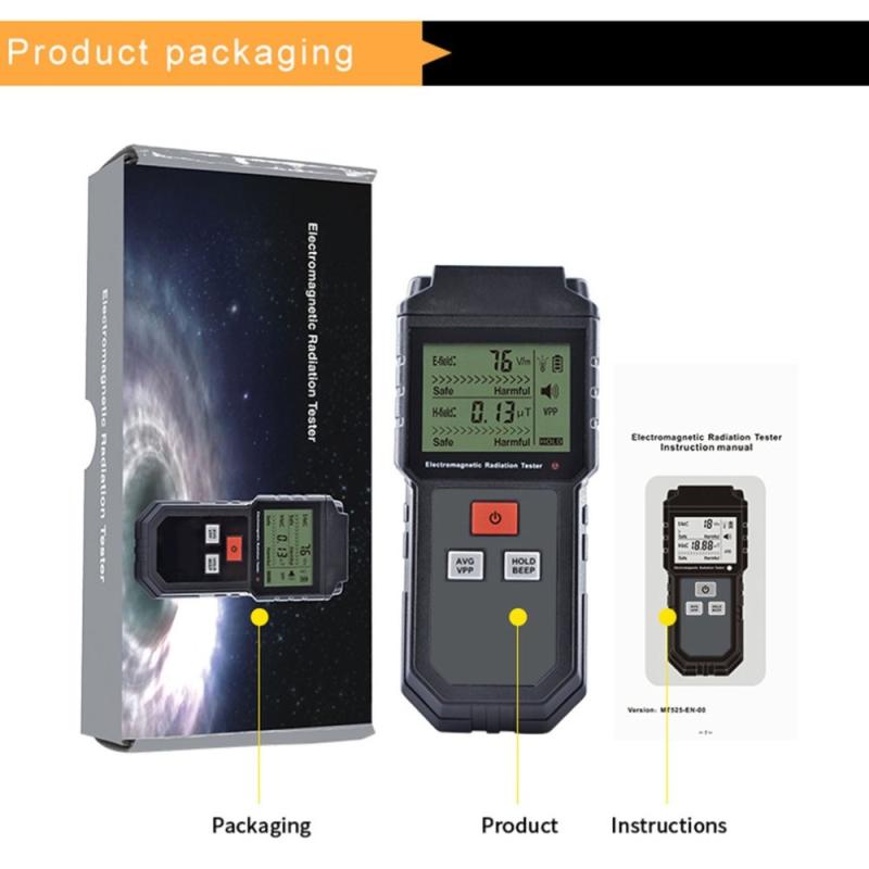 ET825 Тестер детектора электромагнитного поля ионизирующего излучения Измеритель ЭДС Ручной счетчик