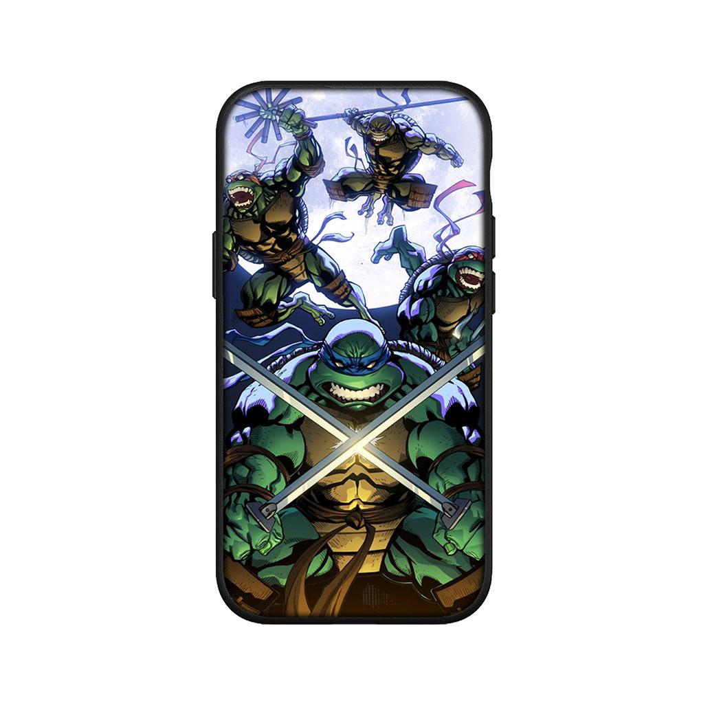 Чехол для телефона Ninja Comics Turtles Аниме для Apple iPhone 16 15 14 13 12 11 Pro Max 6 6S Plus + SE 15+ 16+ Мягкий чехол