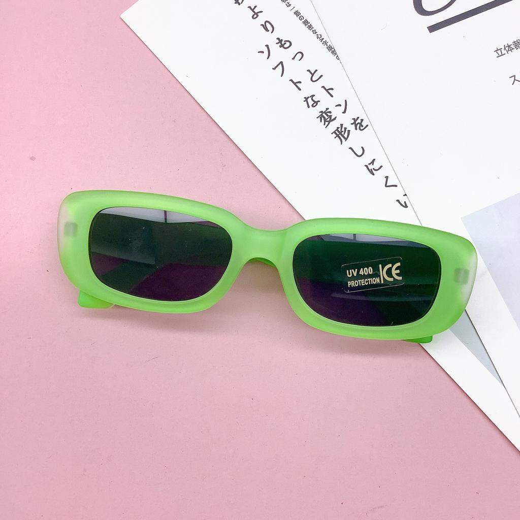 Ретро маленькие квадратные детские солнцезащитные очки модные дорожные солнцезащитные очки с защитой от ультрафиолета вогнутые