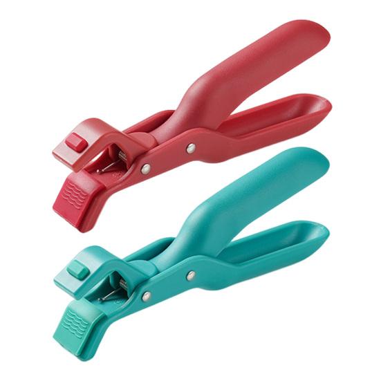 2Pcs Anti-Slip Bowl Clip Hot Plate Grippers Multi-Function Safety Grip for Microwave Pizza Pan Hot Bowls Easy To Clean Kitchen Tool