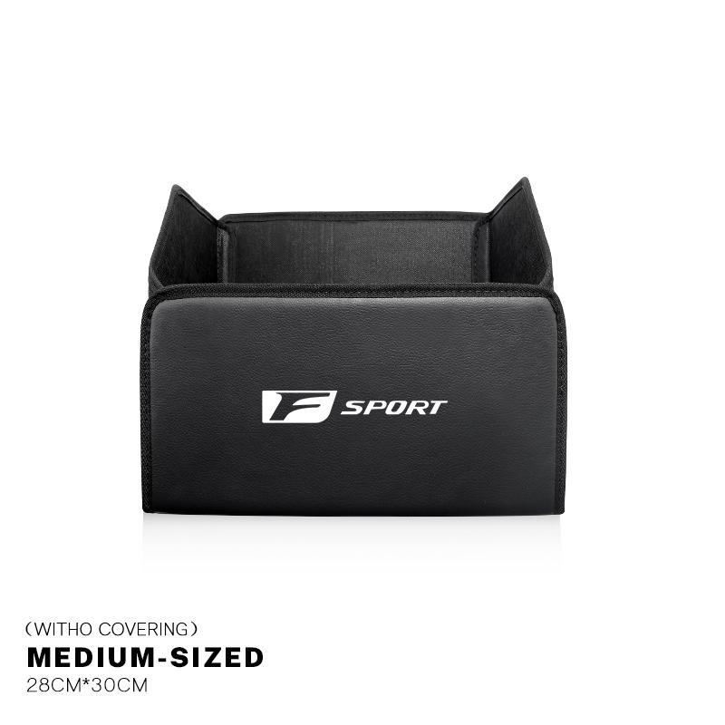Car Trunk Leather Storage Box Foldable Auto Organizer Bag For Lexus F SPORT GS GX IS LS LX CT LC LBX NX RX 350h 450h ES UX 300e