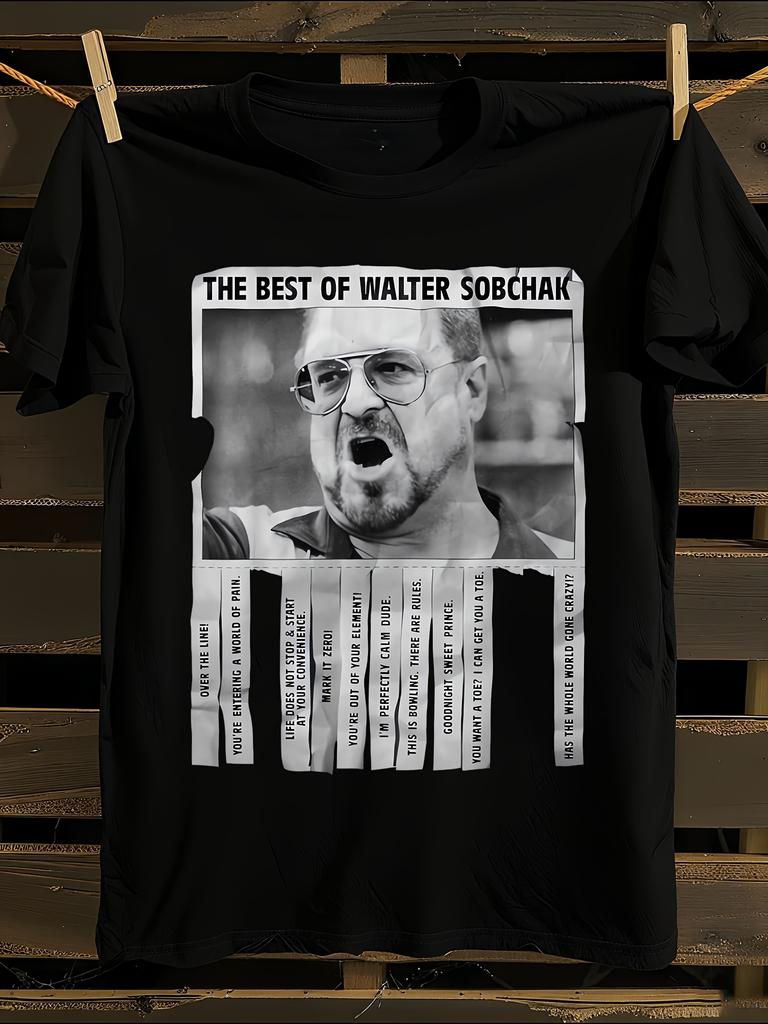 The Big Lebowski Walter Sobchak Iconic Movie Quotes T-shirt
