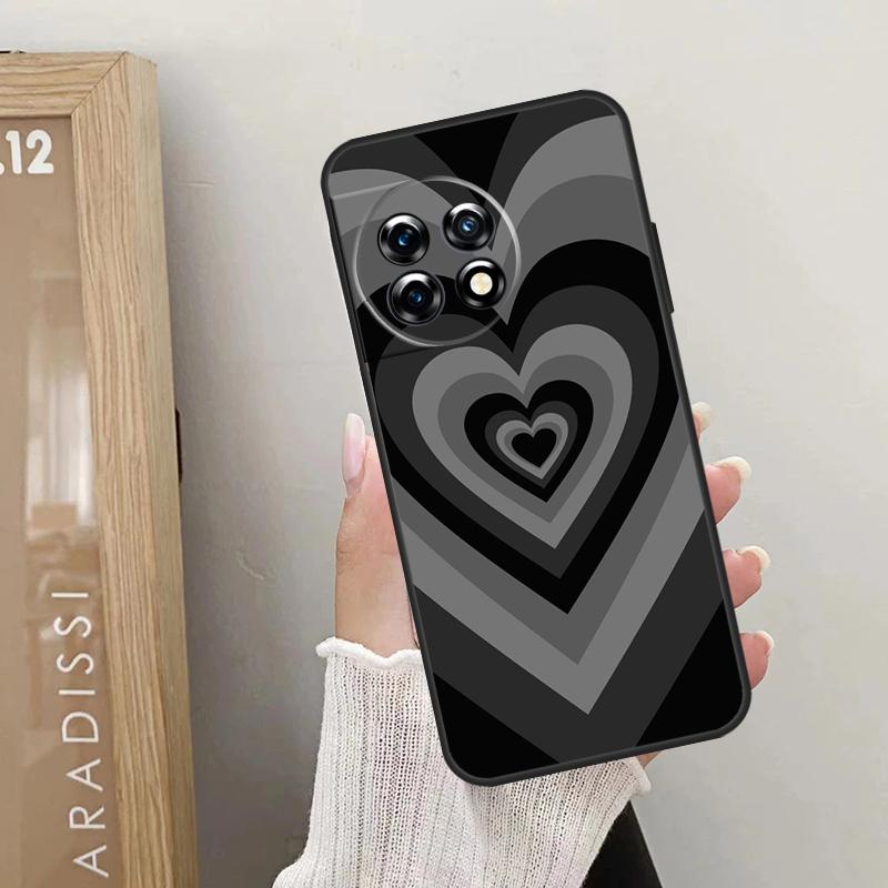 Colorful Heart Circle Love Case For OnePlus 12 11 9 10 Pro 9RT 10T 10R 12R OnePlus Nord 2 CE 3 Lite CE4 N10 N20 Cover