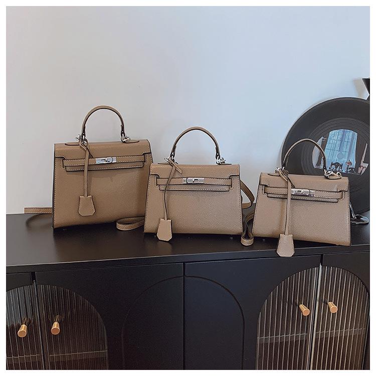 Женская универсальная сумка Kelly с узором «личи» - модная вместительная сумка через плечо и кроссбоди