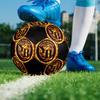 BSC YB Soccer Ball Size 5 Colorful Machine Stitched PVC Competition Ready Durable High-Bounce