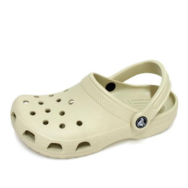 Crocs Классические женские сабо-сандалии ClaSSic K, цвет кость, 206991 2y2