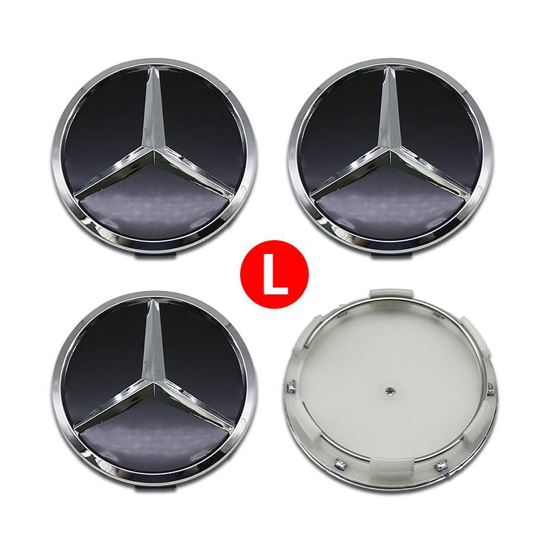 CRX1 Car Wheel Center Hub Caps 56mm 60mm 75mm ABS For Mercedes Benz W205 W166 W167 B C E S Class C200L GLC GLK CLA Replacement Parts
