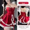 Linlin Ting Women's Cute Maid Lingerie: Sexy See-Through Bedtime Temptation for Small Busts