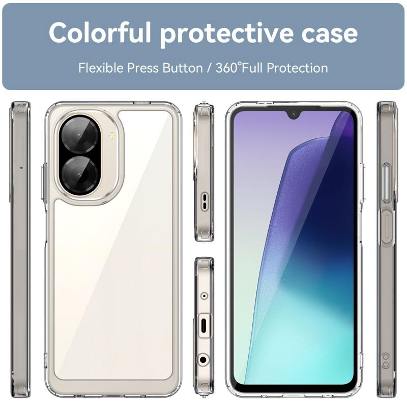 Для Poco C71 чехол Xiaomi Poco C71 Capas новый противоударный задний бампер для телефона прозрачный цвет для Fundas Poco C71 C 71
