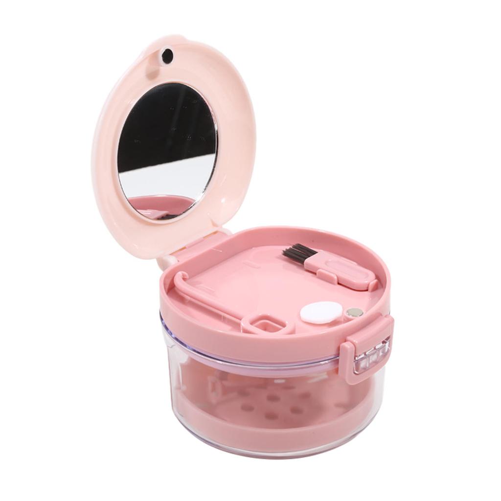 Портативный ортодонтический ретейнер, универсальный невидимый ящик для хранения брекетов, футляр для замачивания искусственных зубов, ванночка для зубных протезов