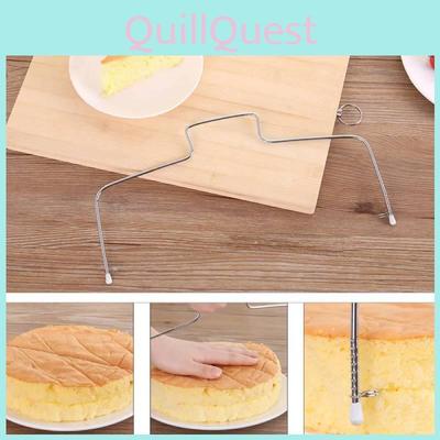 Универсальный слайсер для хлеба и торта с 8 настройками из прочной нержавеющей стали 304 для идеальных слоев