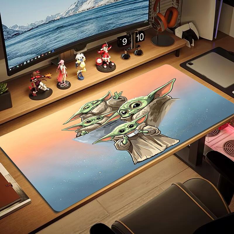 Cosmic Cutie Color Mouse Pad Large Gaming Table Cushion Non-slip Laptop Tablet Big Mousepad XXL Mat Mini PC Playmat With Lock edge