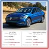 8" Для Volkswagen VW Jetta A7 MK7 2022 Автомобильная Навигация Ультратонкая Пленка Идеальная Посадка Защитная Пленка для Экрана Закаленное