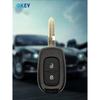 Okey Remote Car Key PCF7961M 4A Chip 433mhz For Renault Dacia Logan Lodgy Dokker Duster Trafic Clio Master 2Buttons With VAC102