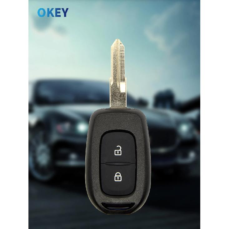 Okey Remote Car Key PCF7961M 4A Chip 433mhz For Renault Dacia Logan Lodgy Dokker Duster Trafic Clio Master 2Buttons With VAC102