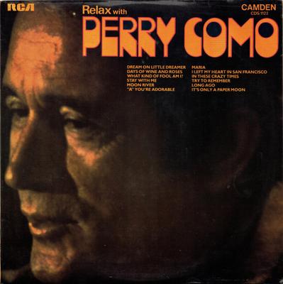 LP Пластинка ПЕРРИ КОМО - Расслабьтесь с Перри Комо CDS1123 RCA Camden 1973 Великобритания Джаз Б/У