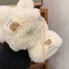 Women's Winter Gloves Plush Warm Fur Mittens
