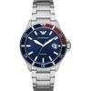 Мужские кварцевые часы Diver Blue Silver Metal AR11339