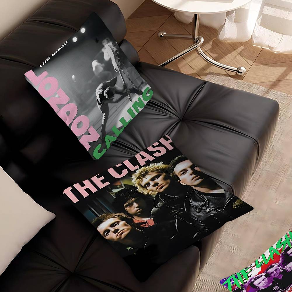 Clash The Band Whitepaper Персонализированное Изображение Текст Домашние Декоративные Подушки Бытовые Подарки 45x45см