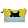 Женская косметичка с принтом кошки, органайзер для туалетных принадлежностей, дорожный чехол для хранения 6440