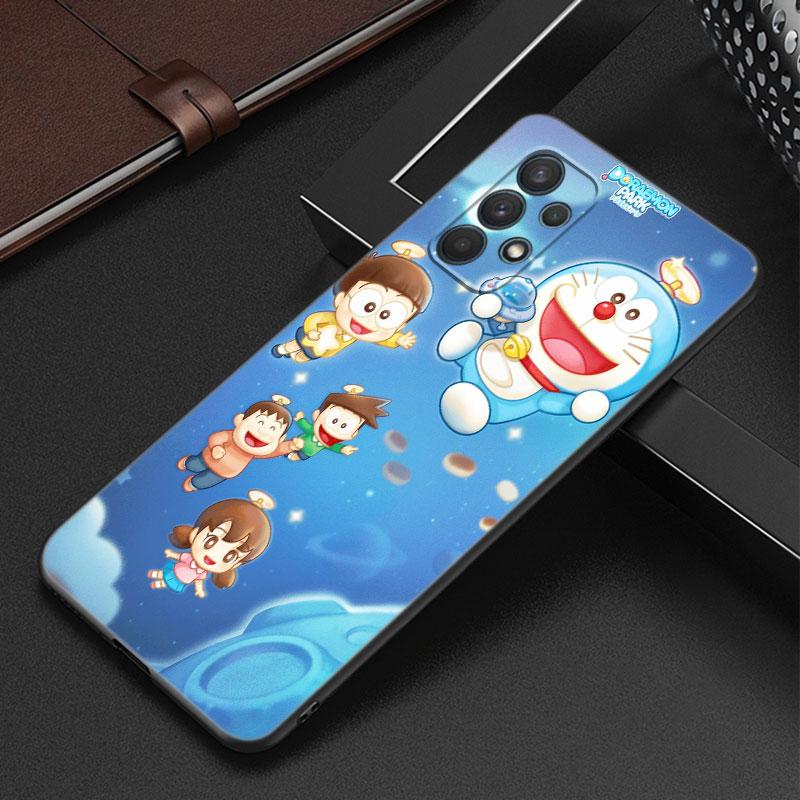 Милый чехол для телефона Doraemon Moon для Samsung Galaxy A12 A22 A31 A32 A50 A51 A70 A71 A72 A11 A21S A02S A10S A20S A30S A52 S 5G