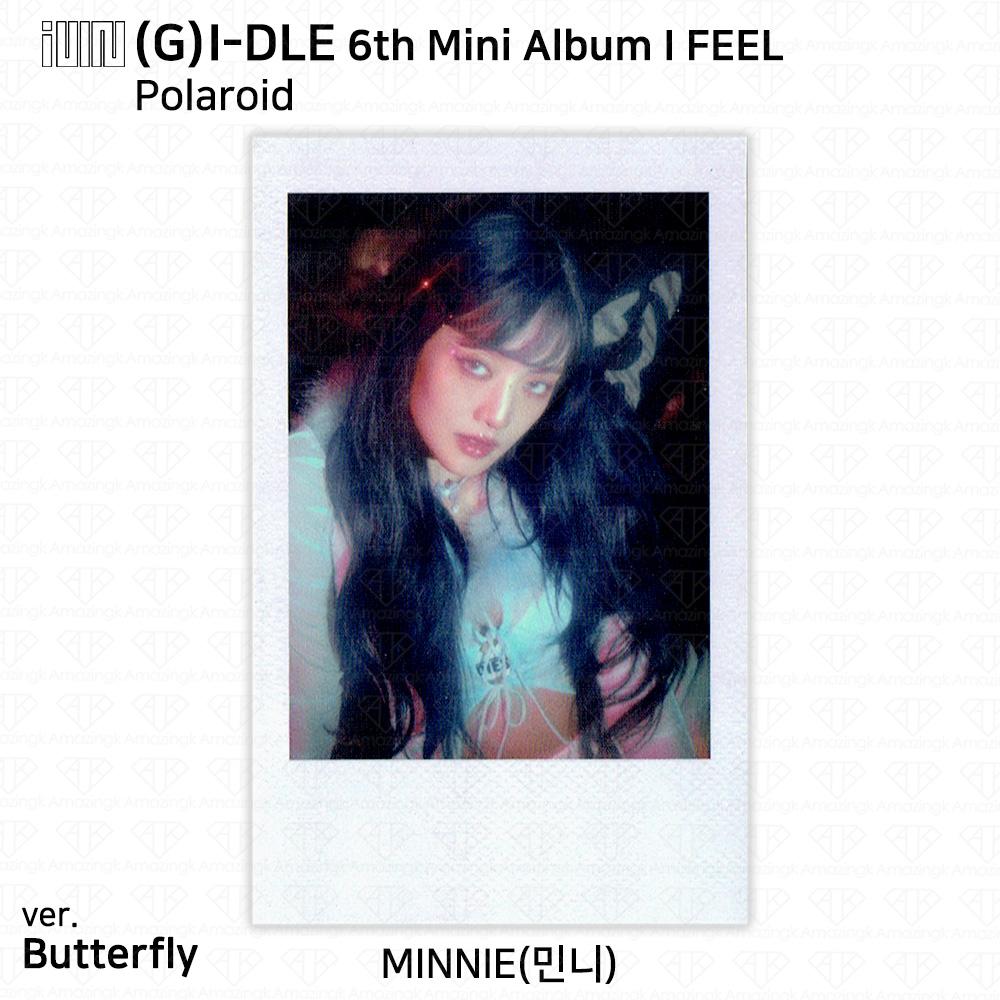 (G)I-DLE G-IDLE IDLE 6-й мини-альбом I Feel Фотокарта Polaroid ID Card MIYEON