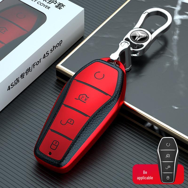 Чехол для ключей для BYD Han EV, Song Pro, Tang DMI, Song Plus DMI, Song Max, Yuan, Dolphin - Унисекс