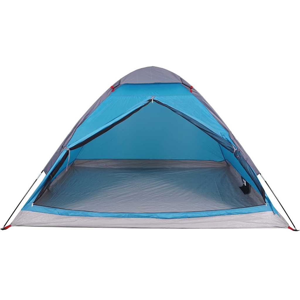 Dome Camping Tent for 2 Persons Blue Waterproof